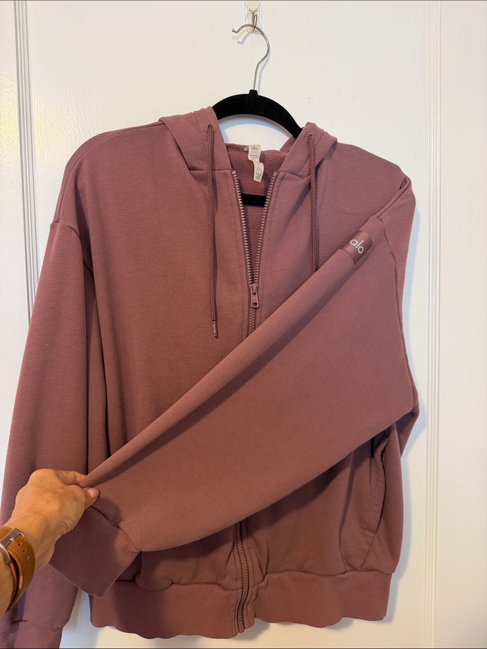 Alo Yoga Zip-Up Hoodie Jacket L